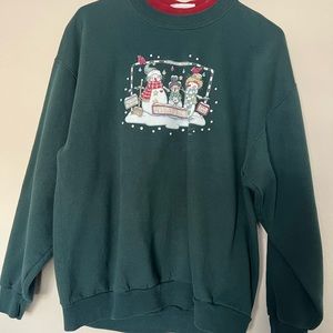 Vintage Christmas grandma sweater